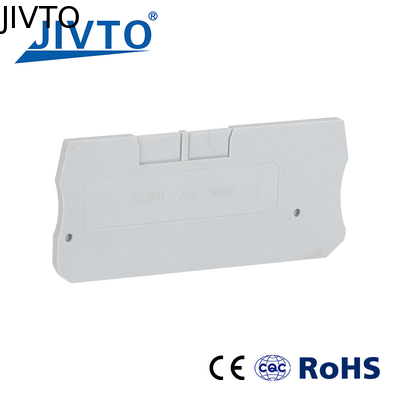 D-PT1.5-TW End Barrier Plate For PT 1.5-TW Twin Wire Electrical Connector Din Rail Terminal Block Accessories End Cover