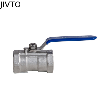 Valvola a sfera in acciaio inossidabile NPT, femmina-femmina, valvola a passaggio totale tipo 1 PC per acqua, olio e gas.